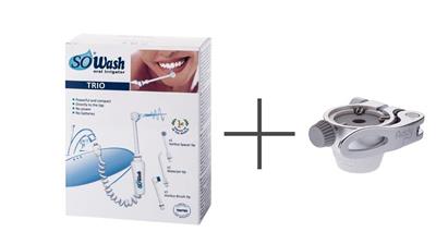 SoWash Trio - Ústna sprcha + SoWash Addy - rýchly univerzálny adaptér