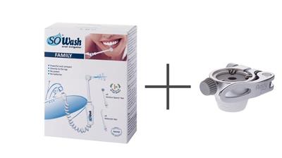 SoWash Family - Rodinné balenie - Ústna sprcha + SoWash Addy - rýchly univerzálny adaptér