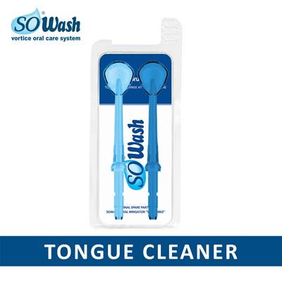SoWash Tongue Cleaner - Čistič jazyka - nástavce pre elektrickú ústnu sprchu - 2ks