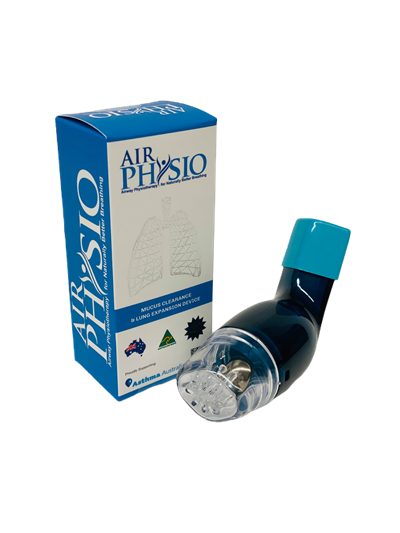 AirPhysio - nízka kapacita pľúc