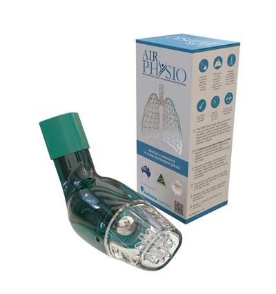 AirPhysio - priemerná kapacita pľúc