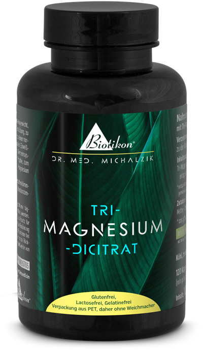 Biotikon - Horčík: TRI-MAGNESIUM-DICITRAT, 120 kapsúl