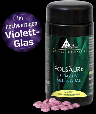 Vitamín B9 - Bioaktívna kyselina listová, sublingual