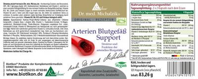 Arterien Blutgefäß Support (podpora cievneho systému) 