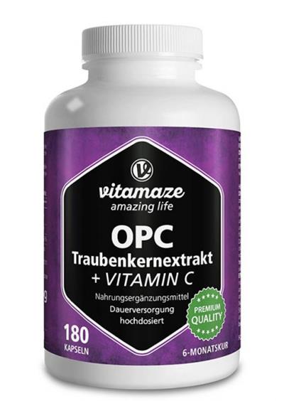 OPC vysokokoncentrovaný extrakt s vitamínom C, 6-mesačná kúra