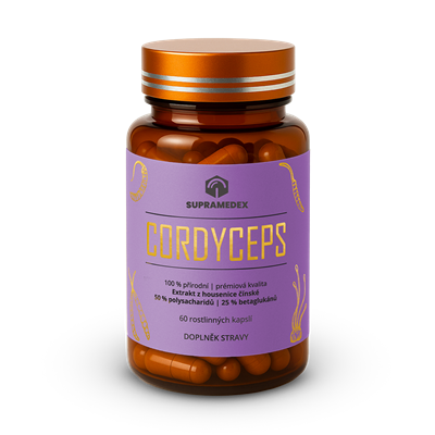 SupraMedEx CORDYCEPS v rastlinných kapsuliach