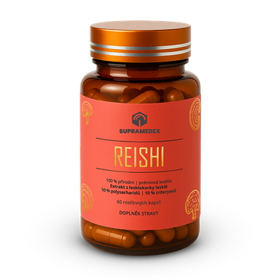 SupraMedEx REISHI v rastlinných kapsuliach